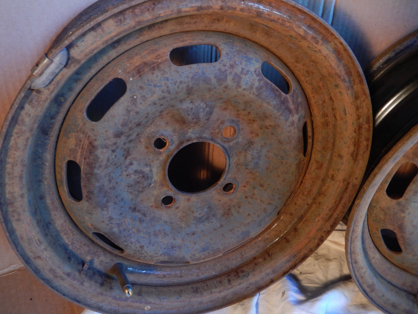 Datsun 240Z - 280Z Set of 5 Steel Wheels "14 X " 6 SKU # 1051