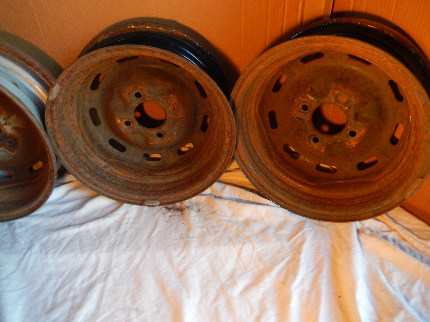 Datsun 240Z - 280Z Set of 5 Steel Wheels "14 X " 6 SKU # 1051