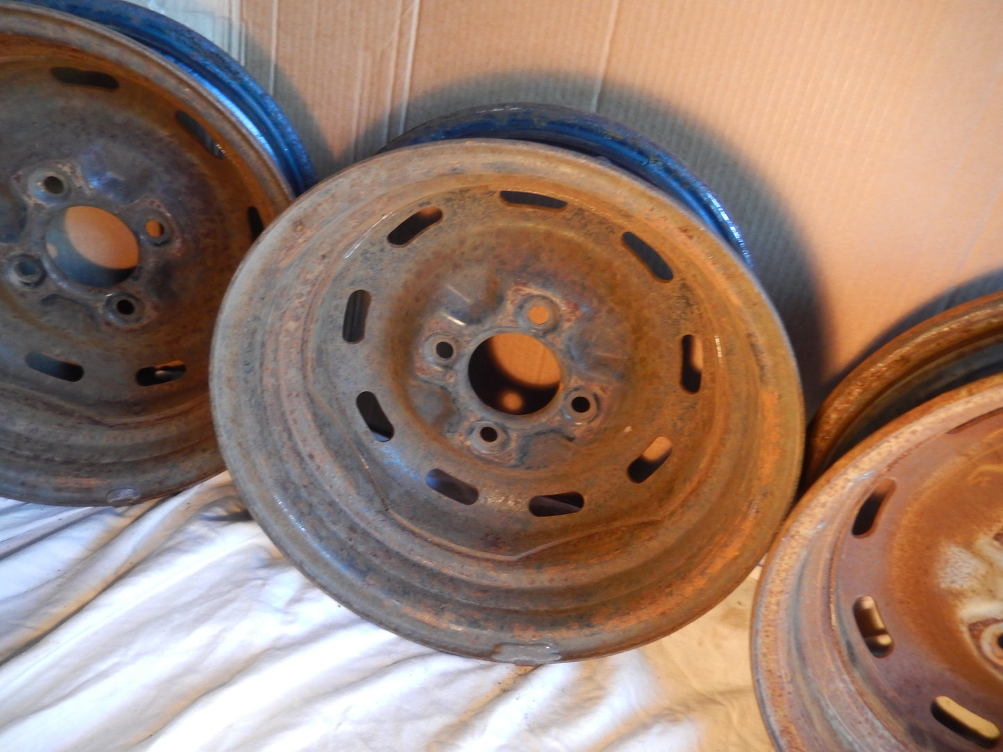 Datsun 240Z - 280Z Set of 5 Steel Wheels "14 X " 6 SKU # 1051