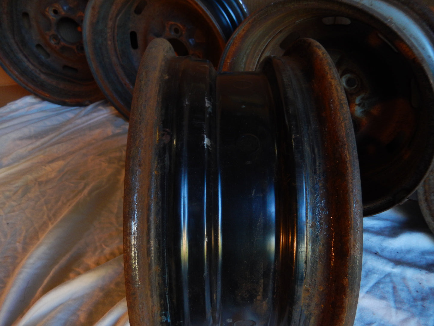 Datsun 240Z - 280Z Set of 5 Steel Wheels "14 X " 6 SKU # 1051