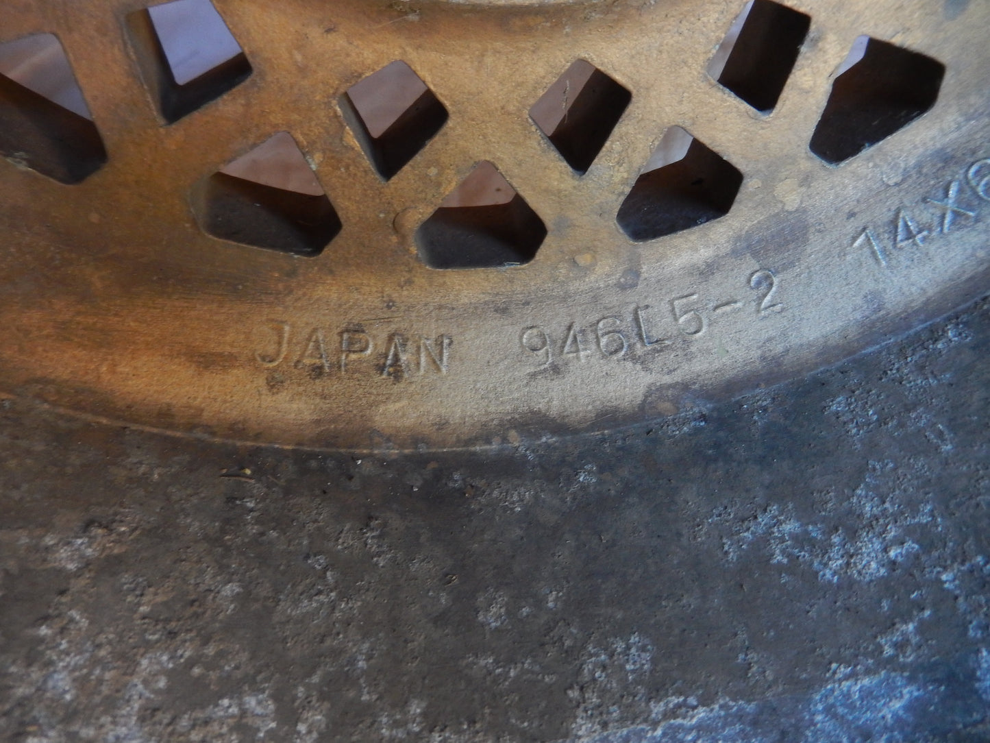 Datsun 240Z Set of 4 14" Alloy Wheels " Japan " SKU # 1052