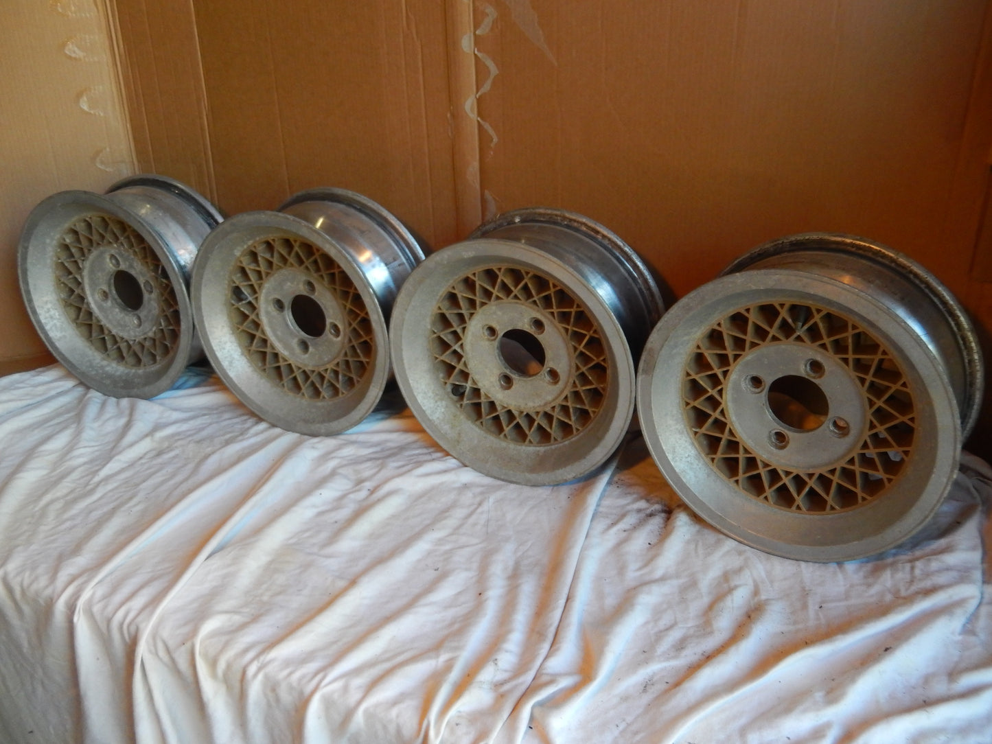 Datsun 240Z Set of 4 14" Alloy Wheels " Japan " SKU # 1052