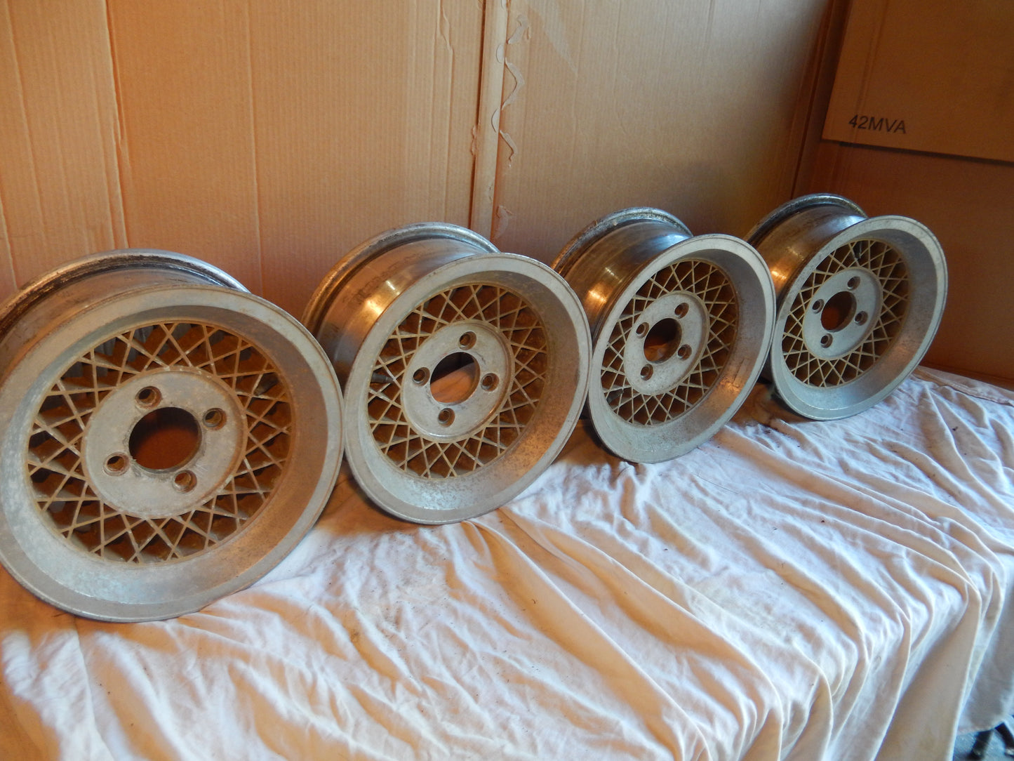 Datsun 240Z Set of 4 14" Alloy Wheels " Japan " SKU # 1052
