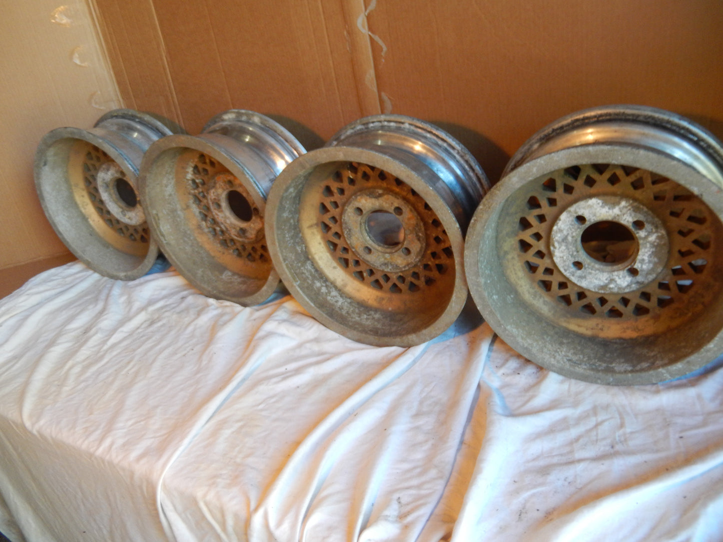 Datsun 240Z Set of 4 14" Alloy Wheels " Japan " SKU # 1052