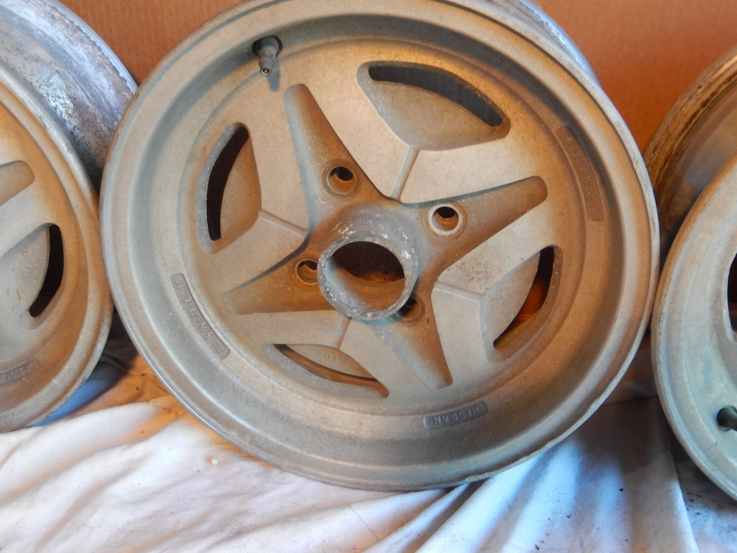 Datsun 280ZX Set of 4 OEM Dealer, Factory Option Wheels