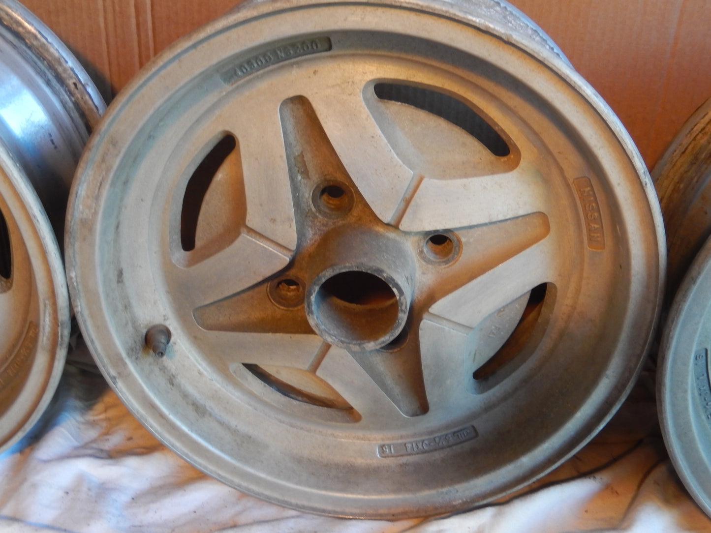 Datsun 280ZX Set of 4 OEM Dealer, Factory Option Wheels