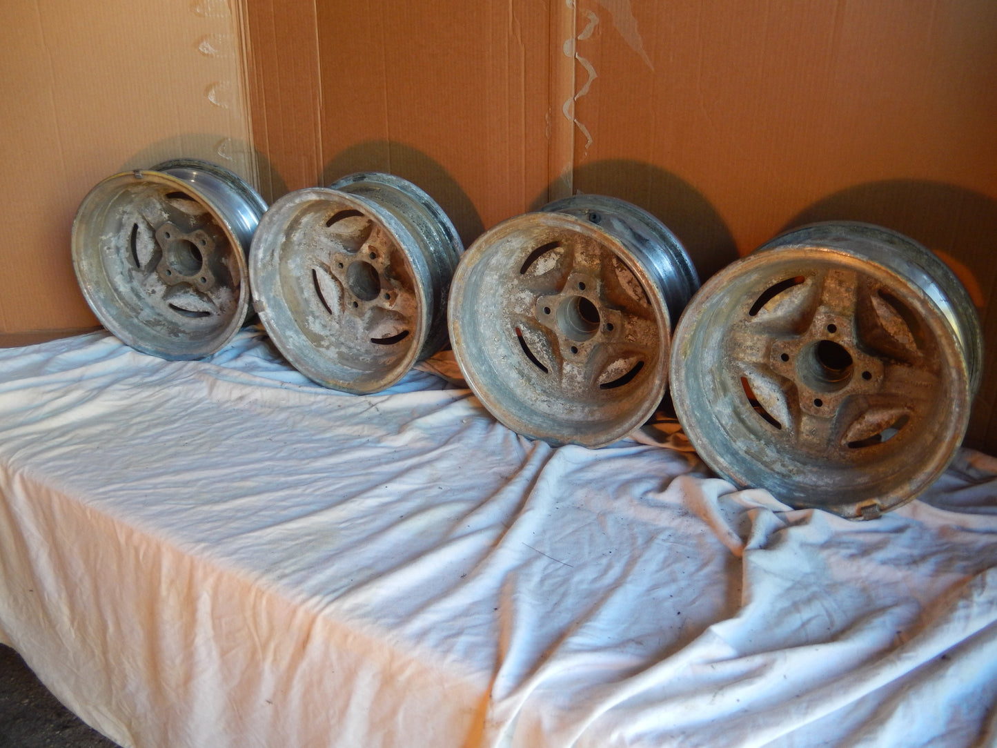 Datsun 280ZX Set of 4 OEM Dealer, Factory Option Wheels