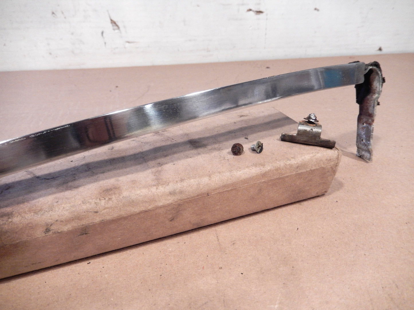 Datsun 240Z Driver's Rear Quarter Glass Window Frame Piece