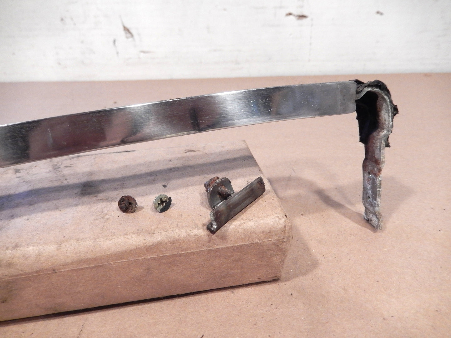Datsun 240Z Driver's Rear Quarter Glass Window Frame Piece