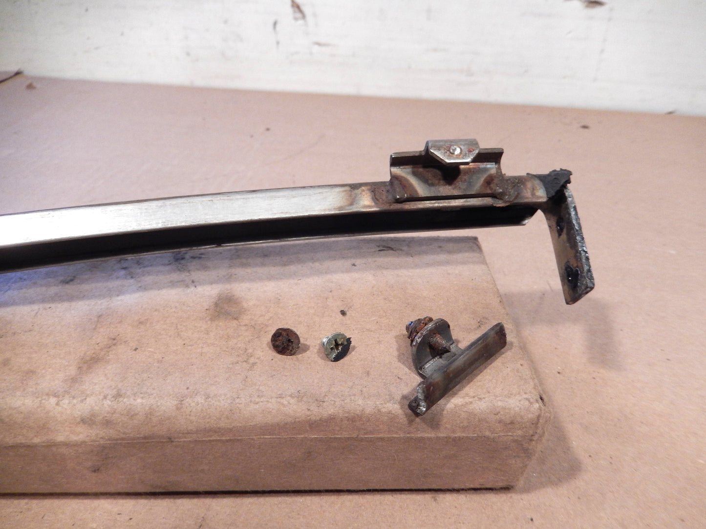 Datsun 240Z Driver's Rear Quarter Glass Window Frame Piece