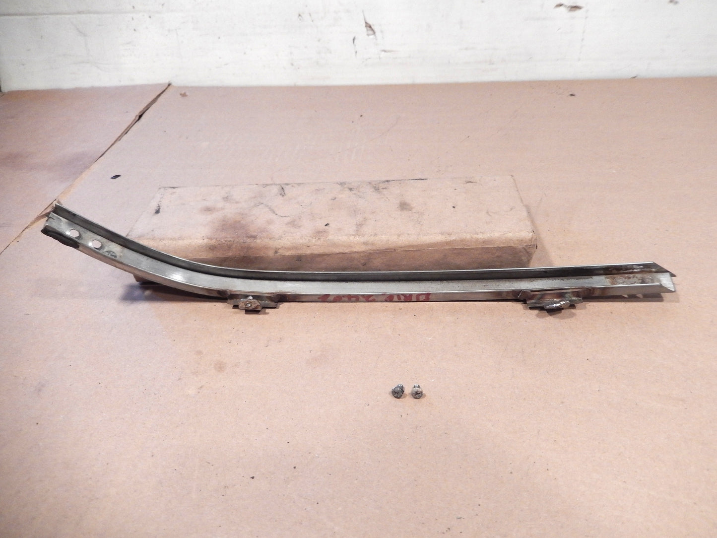 Datsun 240Z Driver's Rear Quarter Glass Window Frame Piece