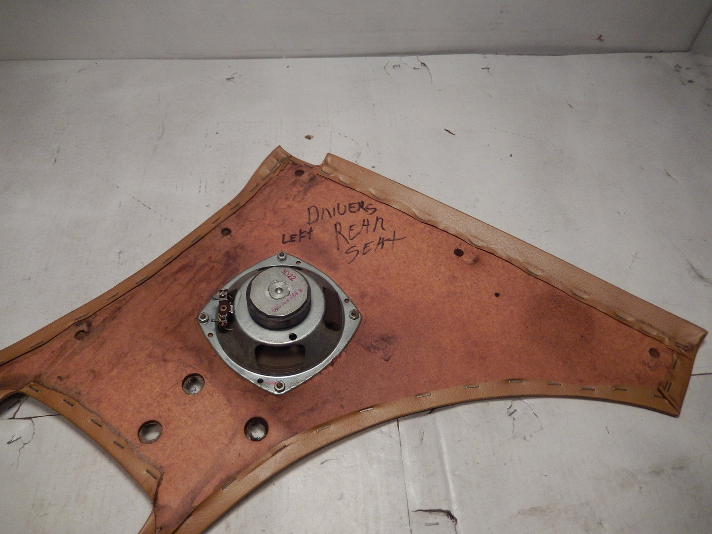 Volvo P1800ES Drivers Side Rear Seat Side Panel with Speaker