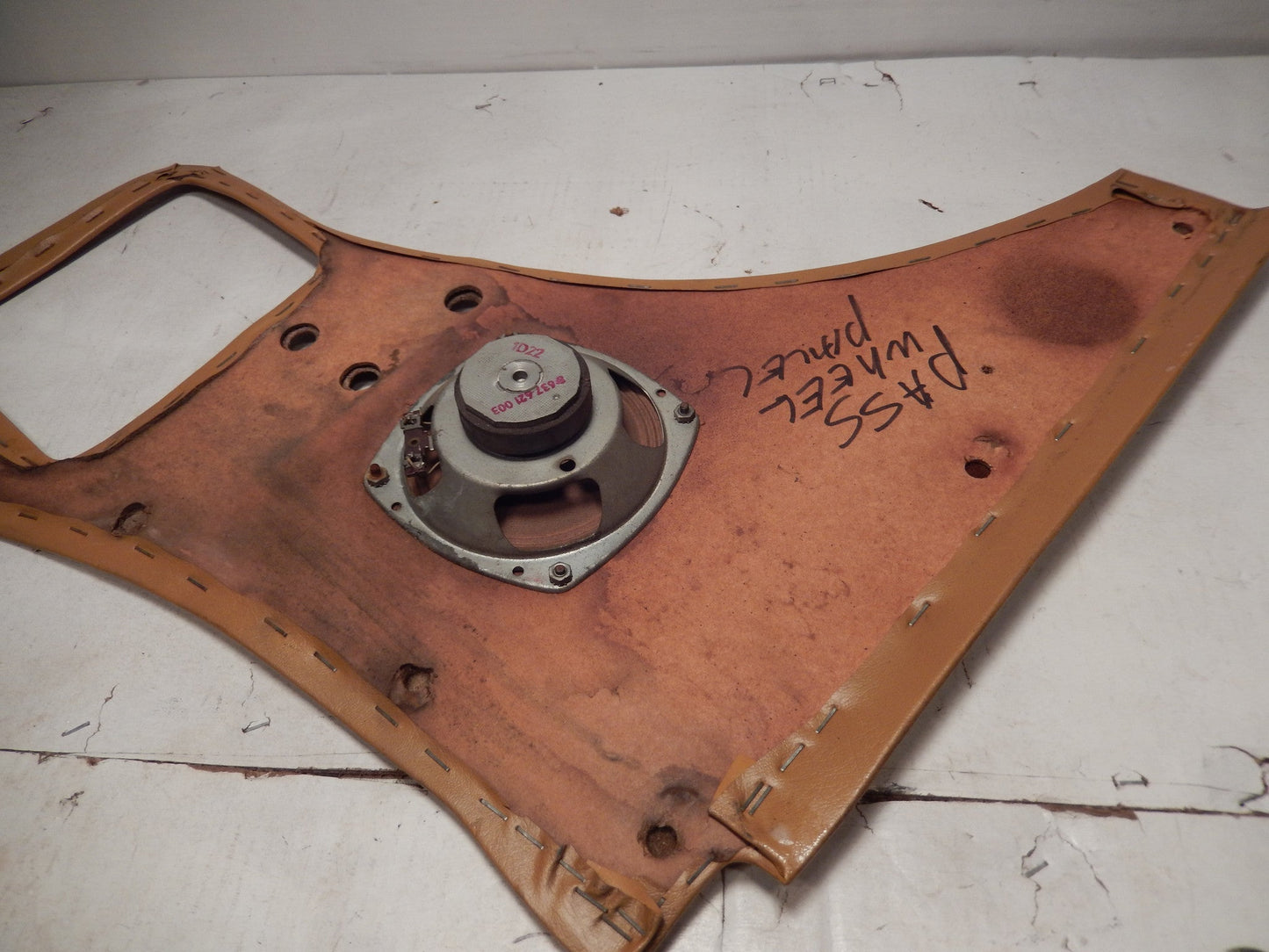 Volvo P1800ES Passengers Side Rear Seat Side Panel with Speaker