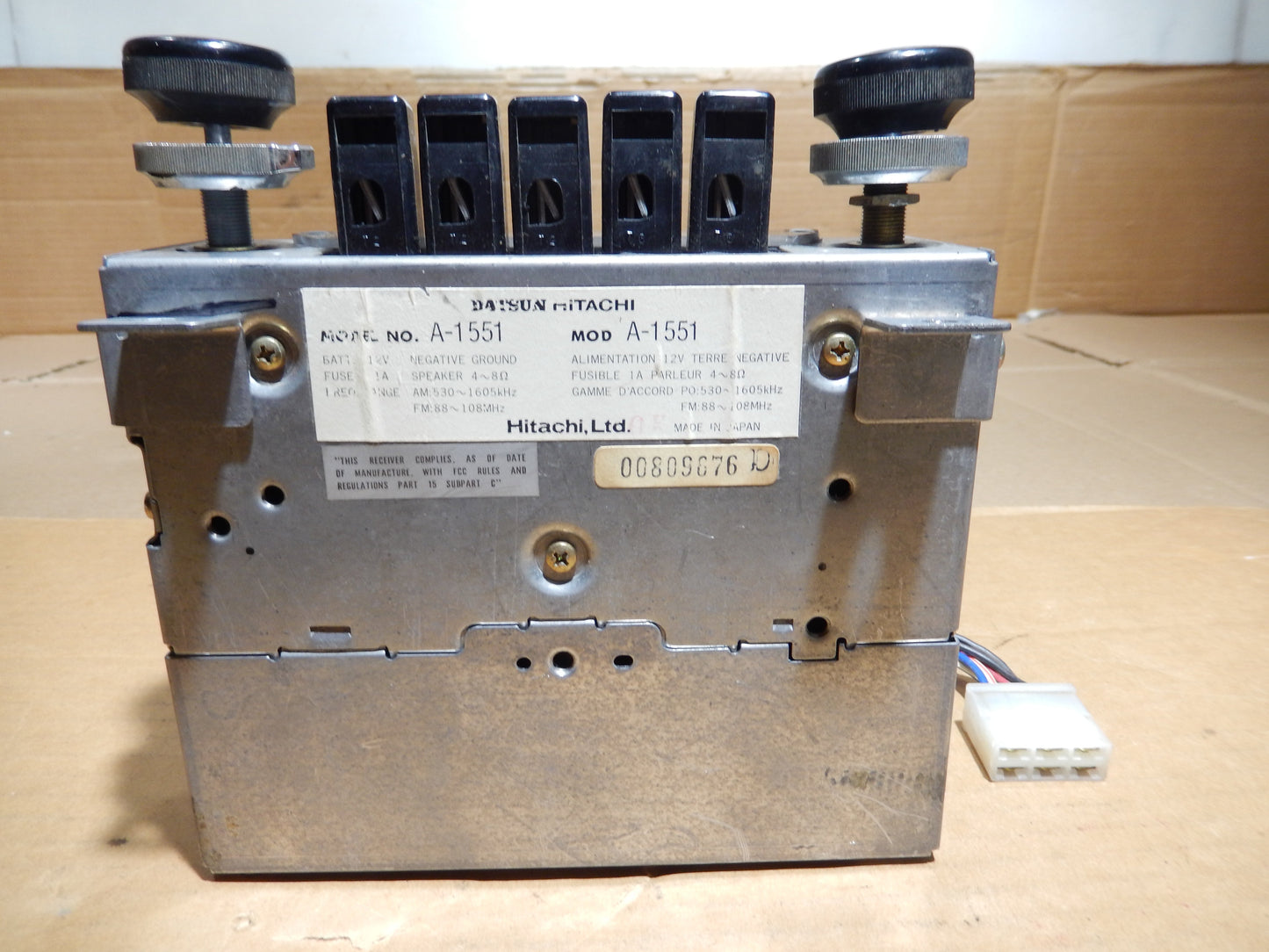 Datsun 240Z - 280Z Hitachi Radio A - 1551