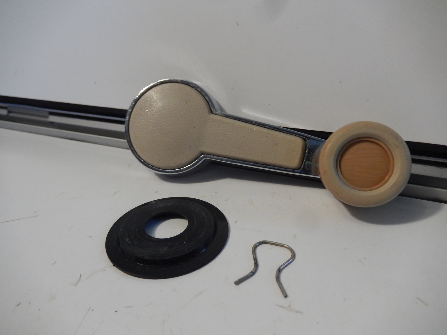 Datsun 240Z 280Z OEM White Window Glass Crank Handle