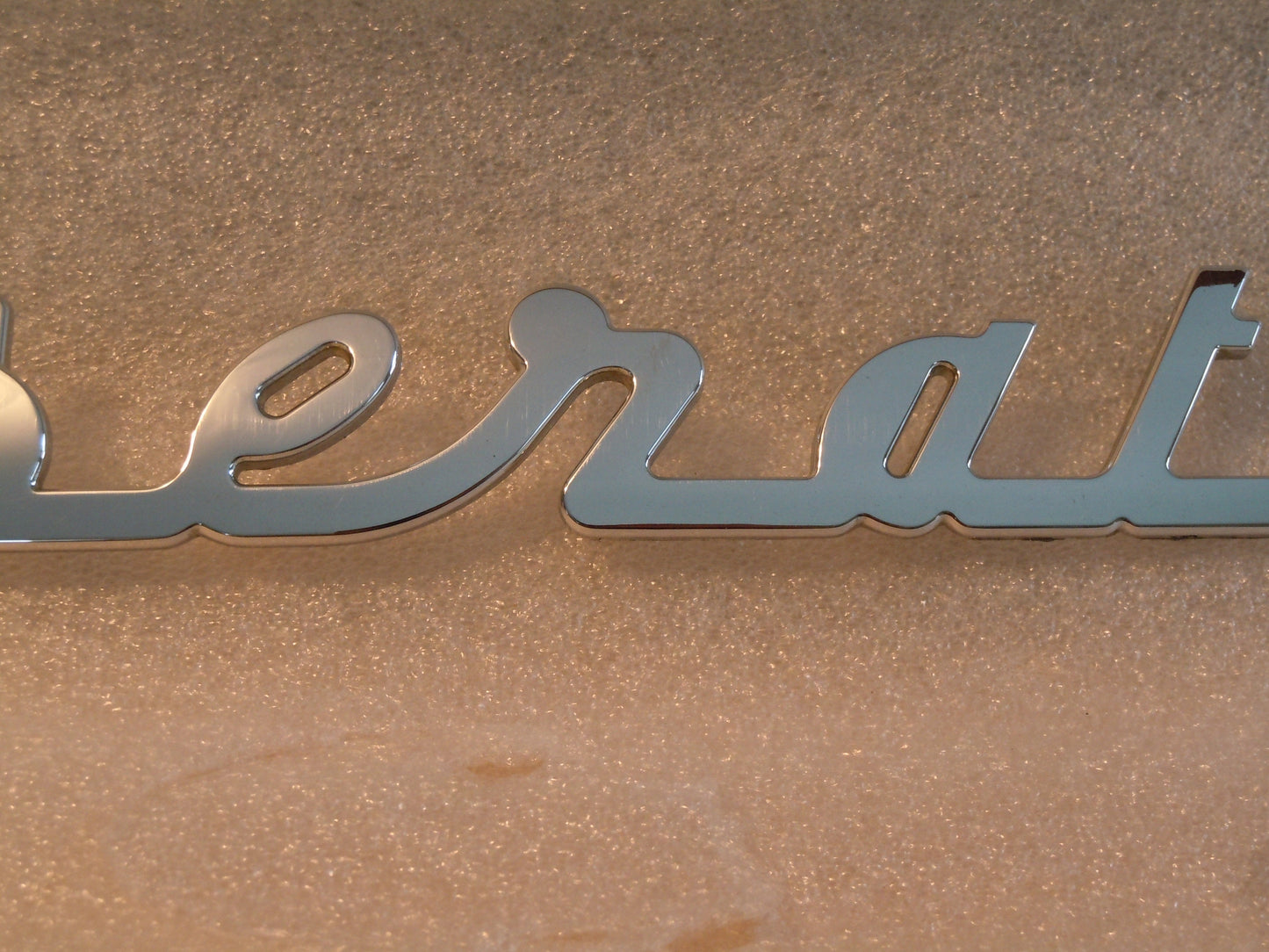 Maserati Quattroporte Rear " Maserati " Trunk Script