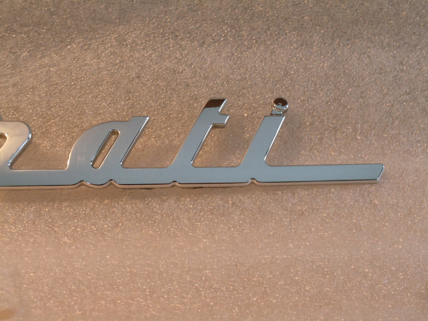 Maserati Quattroporte Rear " Maserati " Trunk Script