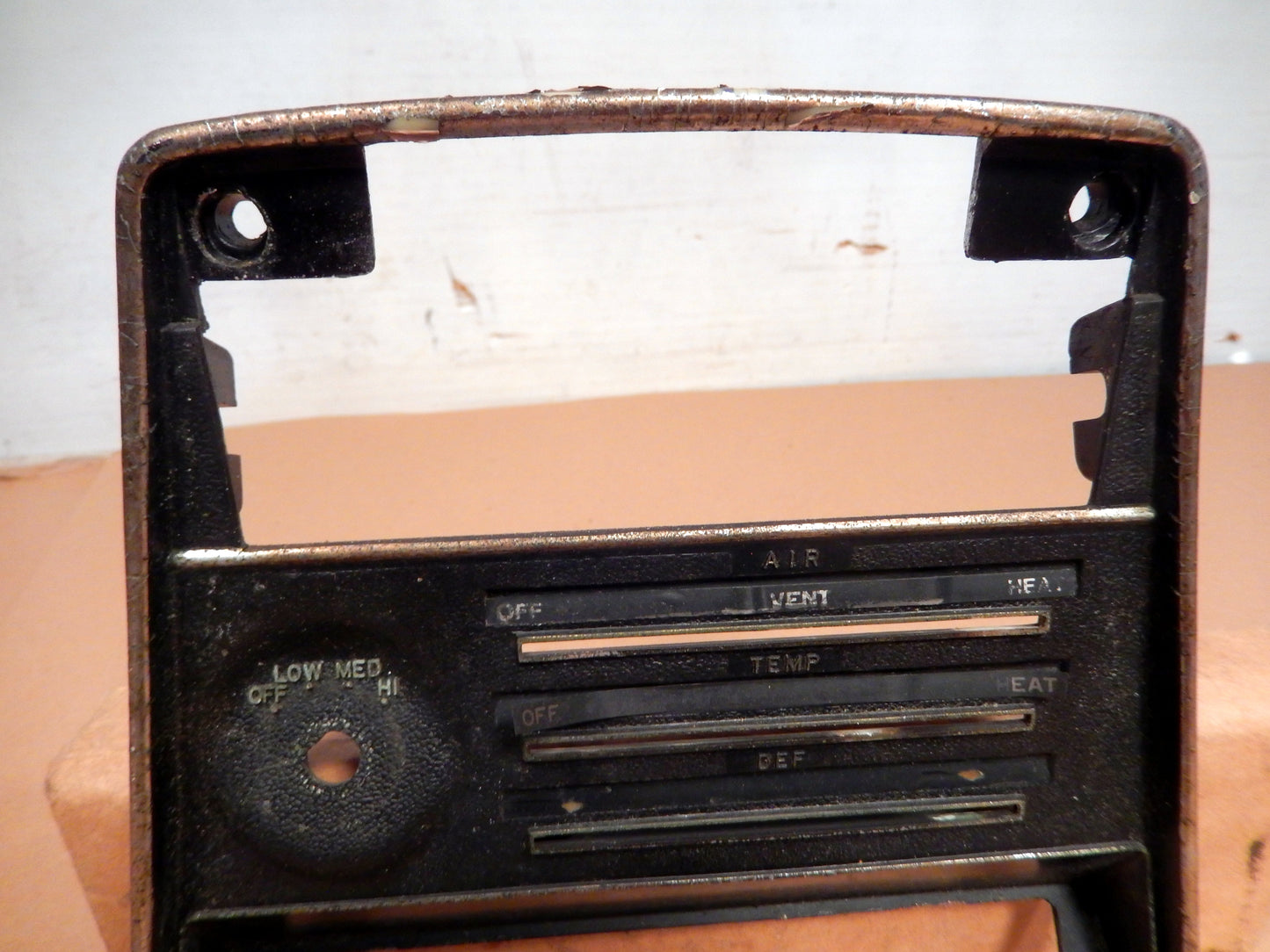 Datsun 240Z Climate Control Face ("Handy Man's Special") SKU # 22