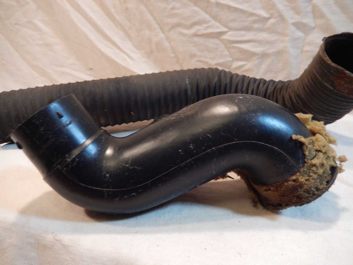 Datsun 260Z-280Z Passenger Side Upper Dashboard Air Hose and Conveyor