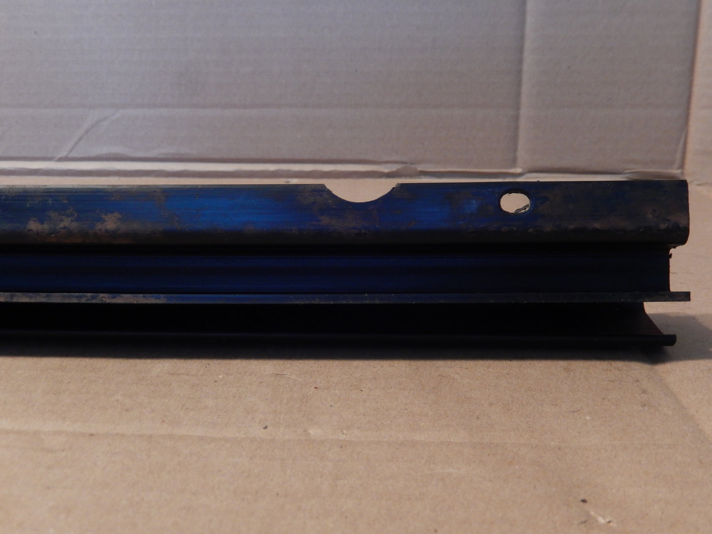 1980 Datsun 280Z Interior Rear Passenger Side Spare Tire Panel Cover Anchor Strip