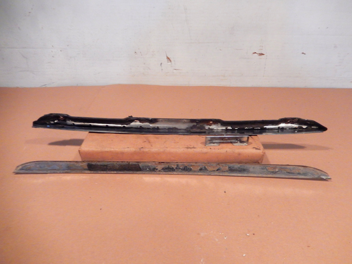 Datsun 280ZX T-Roof Glass Panel Receiver Bar Lock Pin and Trim