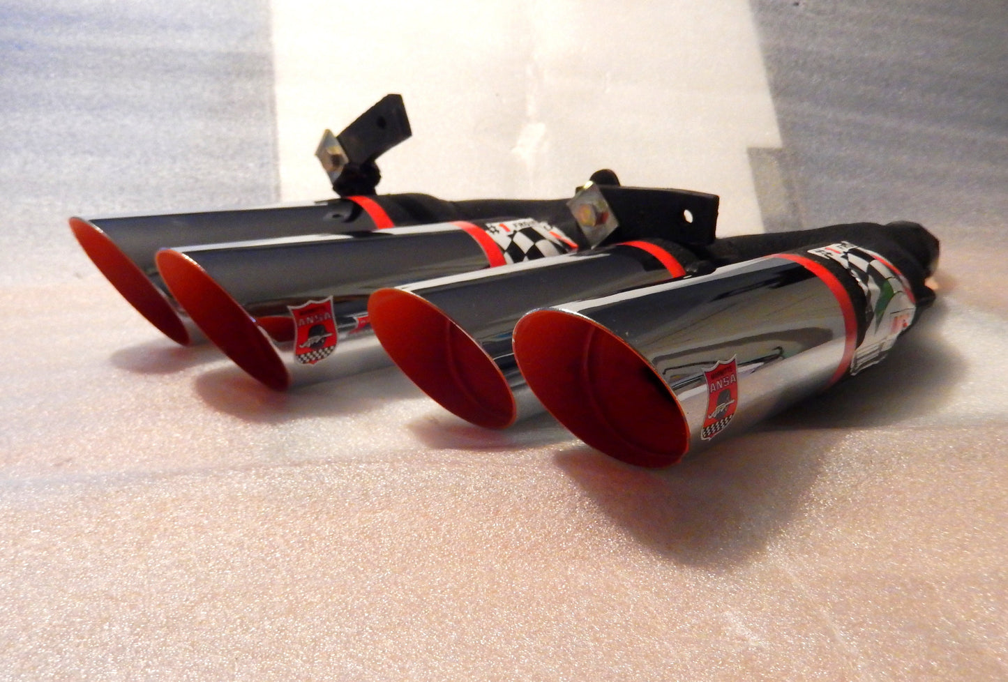 ANSA NOS Pair of Twin Slant Cut Exhaust Tips T234