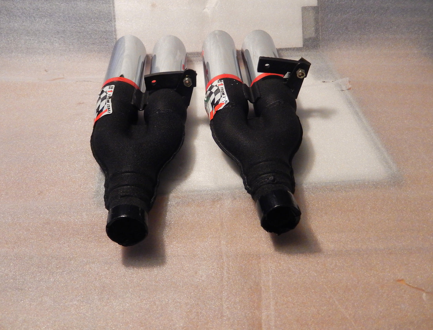 ANSA NOS Pair of Twin Slant Cut Exhaust Tips T234