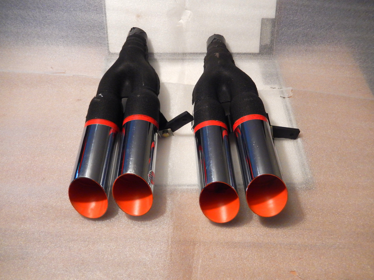 ANSA NOS Pair of Twin Slant Cut Exhaust Tips T234
