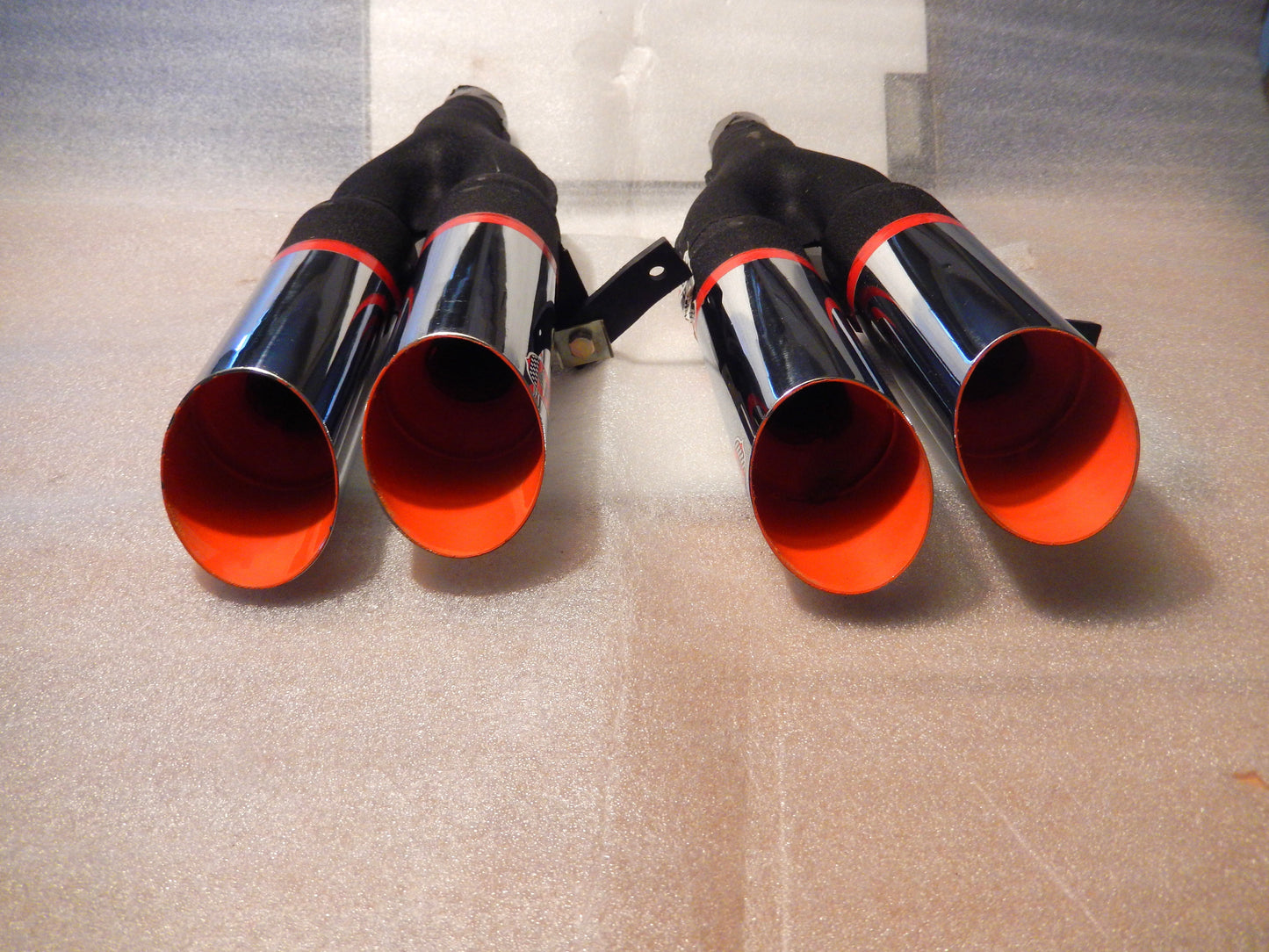 ANSA NOS Pair of Twin Slant Cut Exhaust Tips T234