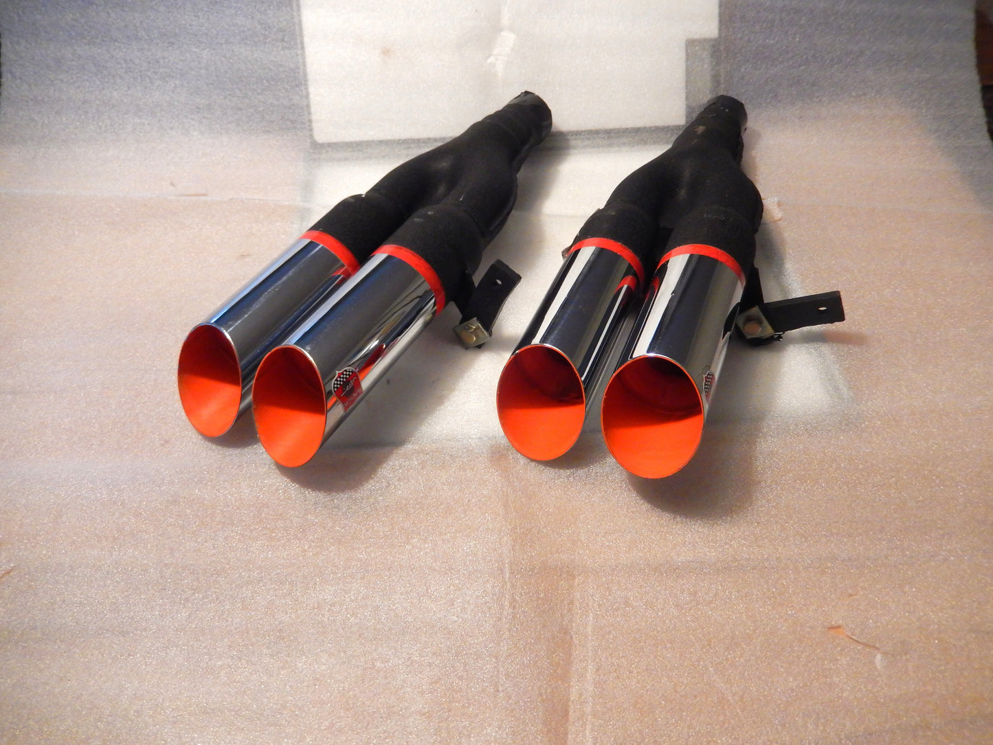 ANSA NOS Pair of Twin Slant Cut Exhaust Tips T234