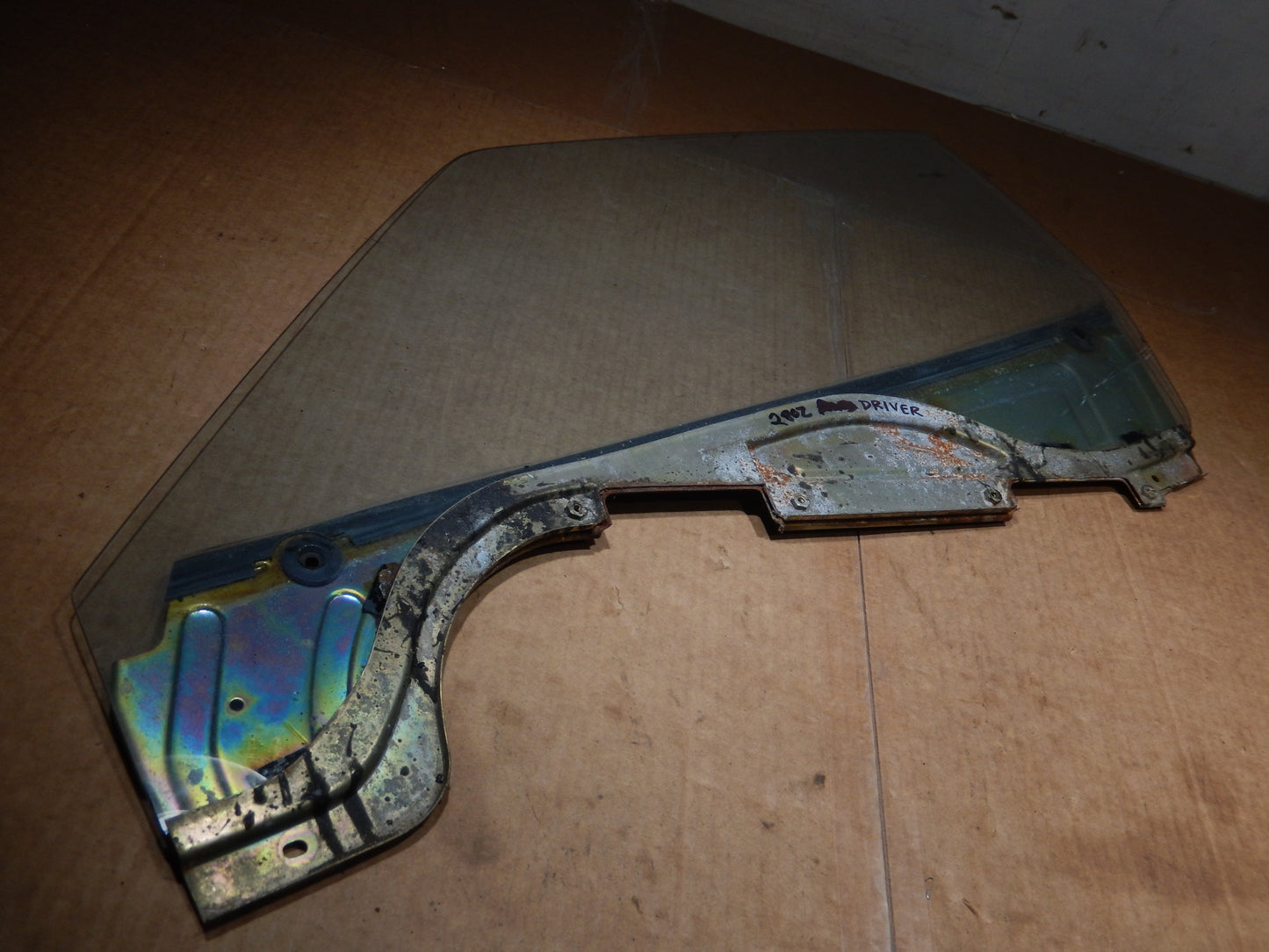Datsun 280Z Driver Door Glass + Frame