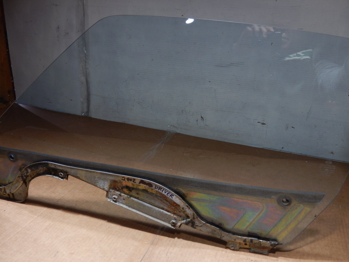 Datsun 280Z Driver Door Glass + Frame