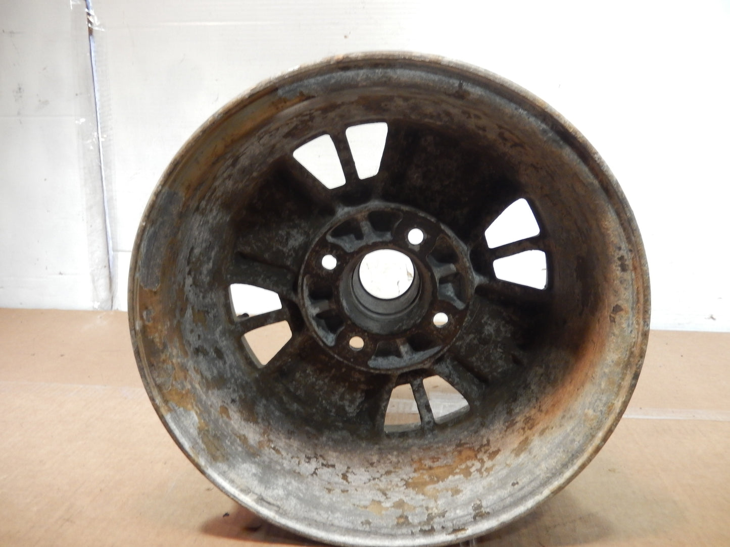 Datsun 280ZX 1980 Red/Black Edition Set of 4 OEM 14 Inch Alloy Wheels