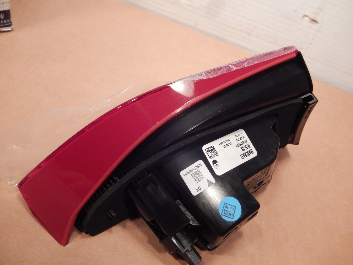 Maserati Quattroporte NEW Rear Right Hand, Passenger Tail Light # 6700016300