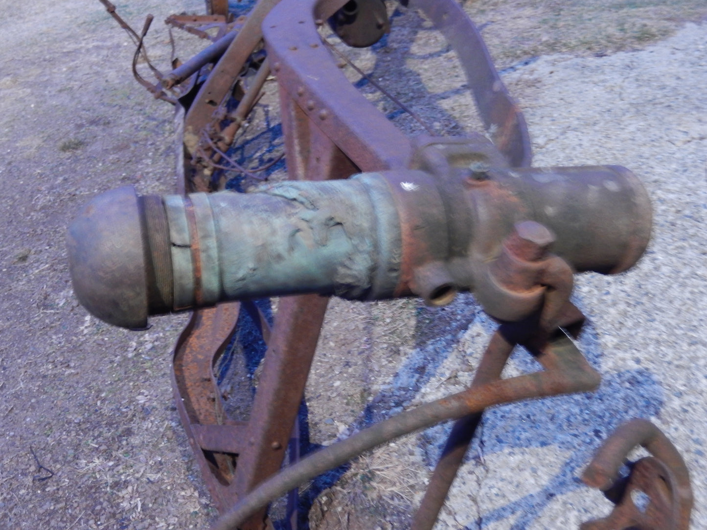 Owens Magnetic Car Frame and Attached Parts