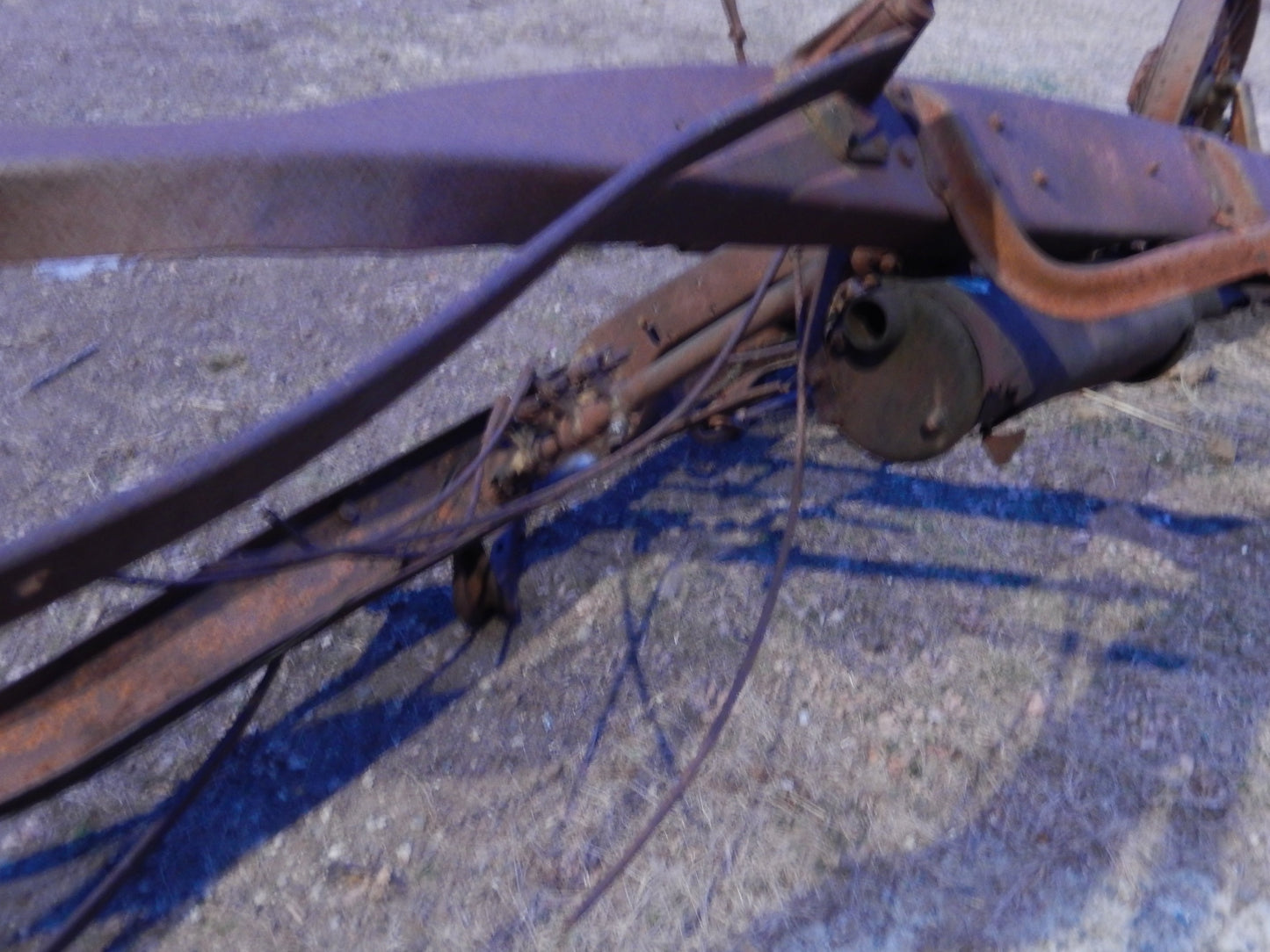 Owens Magnetic Car Frame and Attached Parts