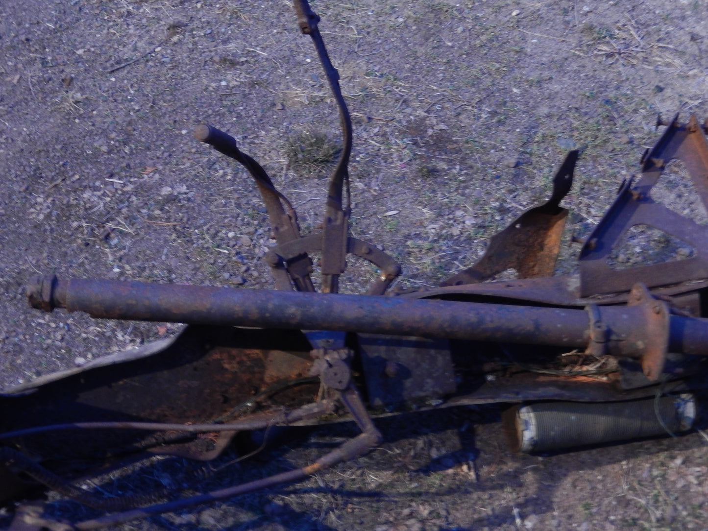 Owens Magnetic Car Frame and Attached Parts