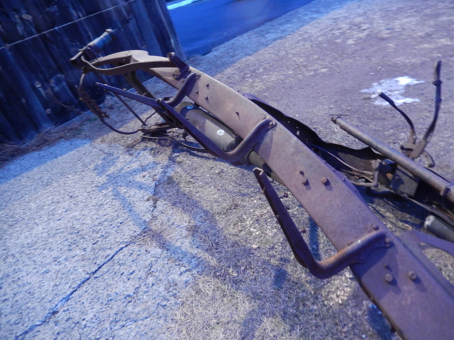 Owens Magnetic Car Frame and Attached Parts