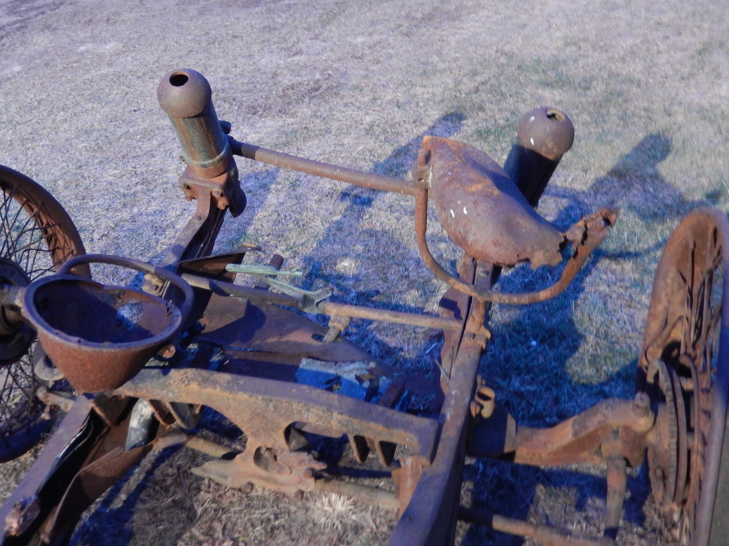 Owens Magnetic Car Frame and Attached Parts