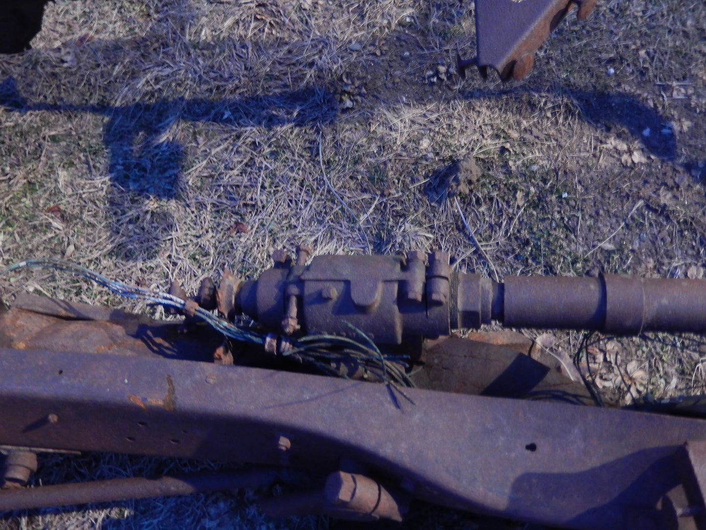 Owens Magnetic Car Frame and Attached Parts