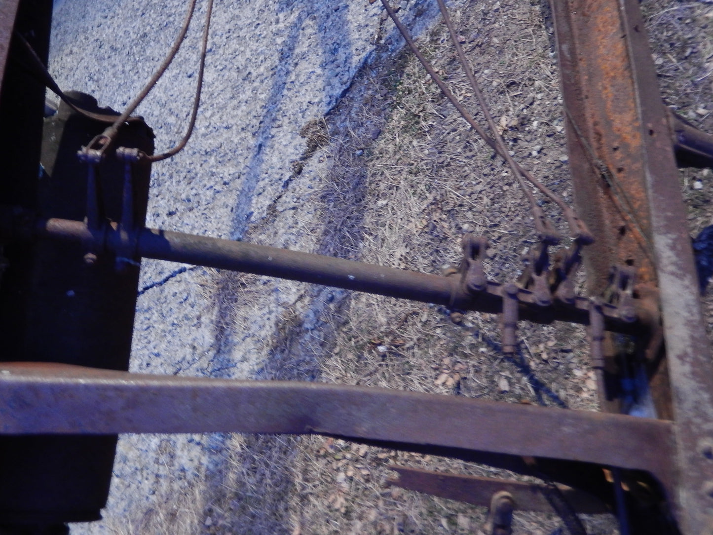Owens Magnetic Car Frame and Attached Parts