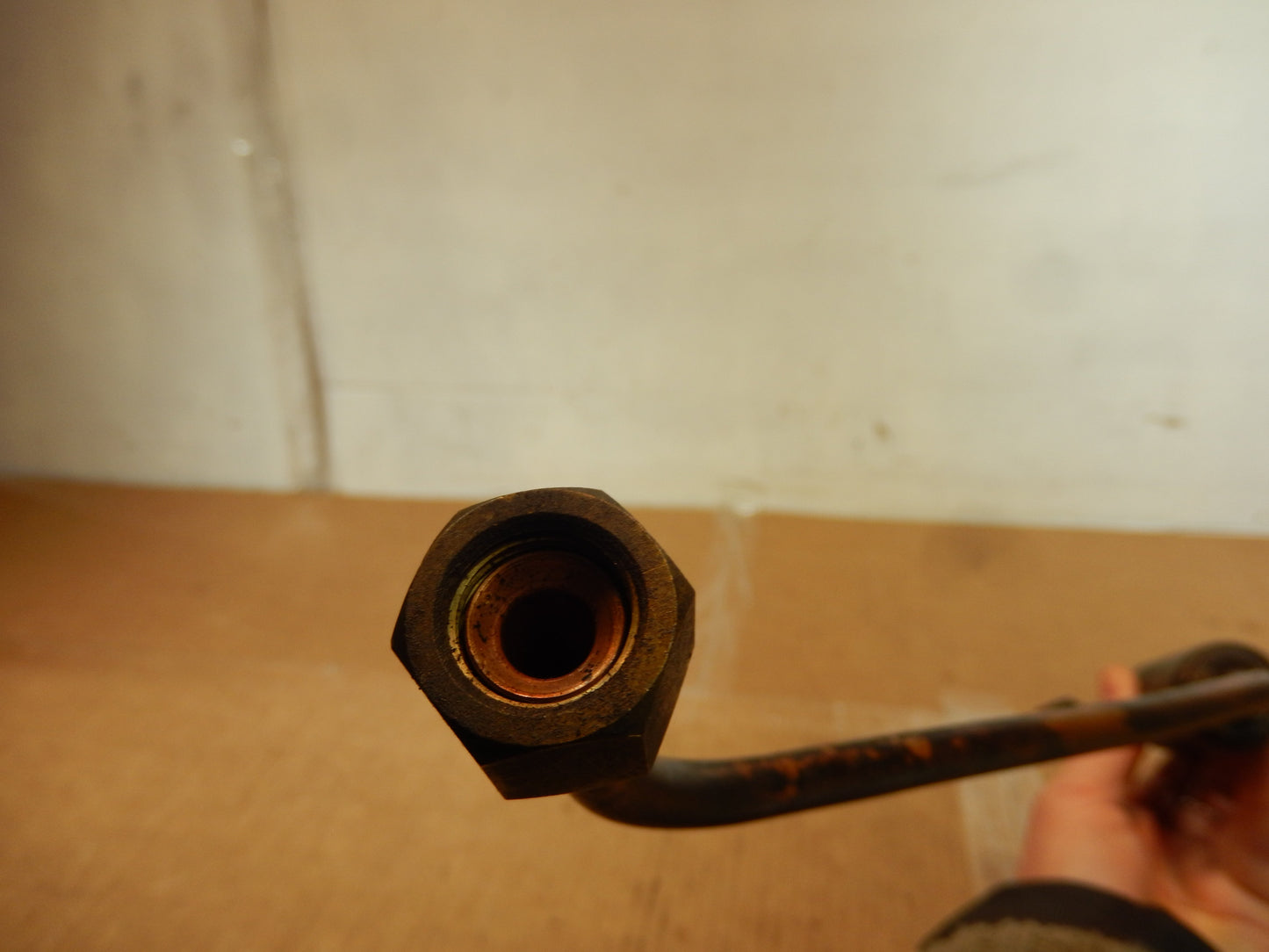 Datsun 280ZX Copper After AC Dryer to Firewall Pipe