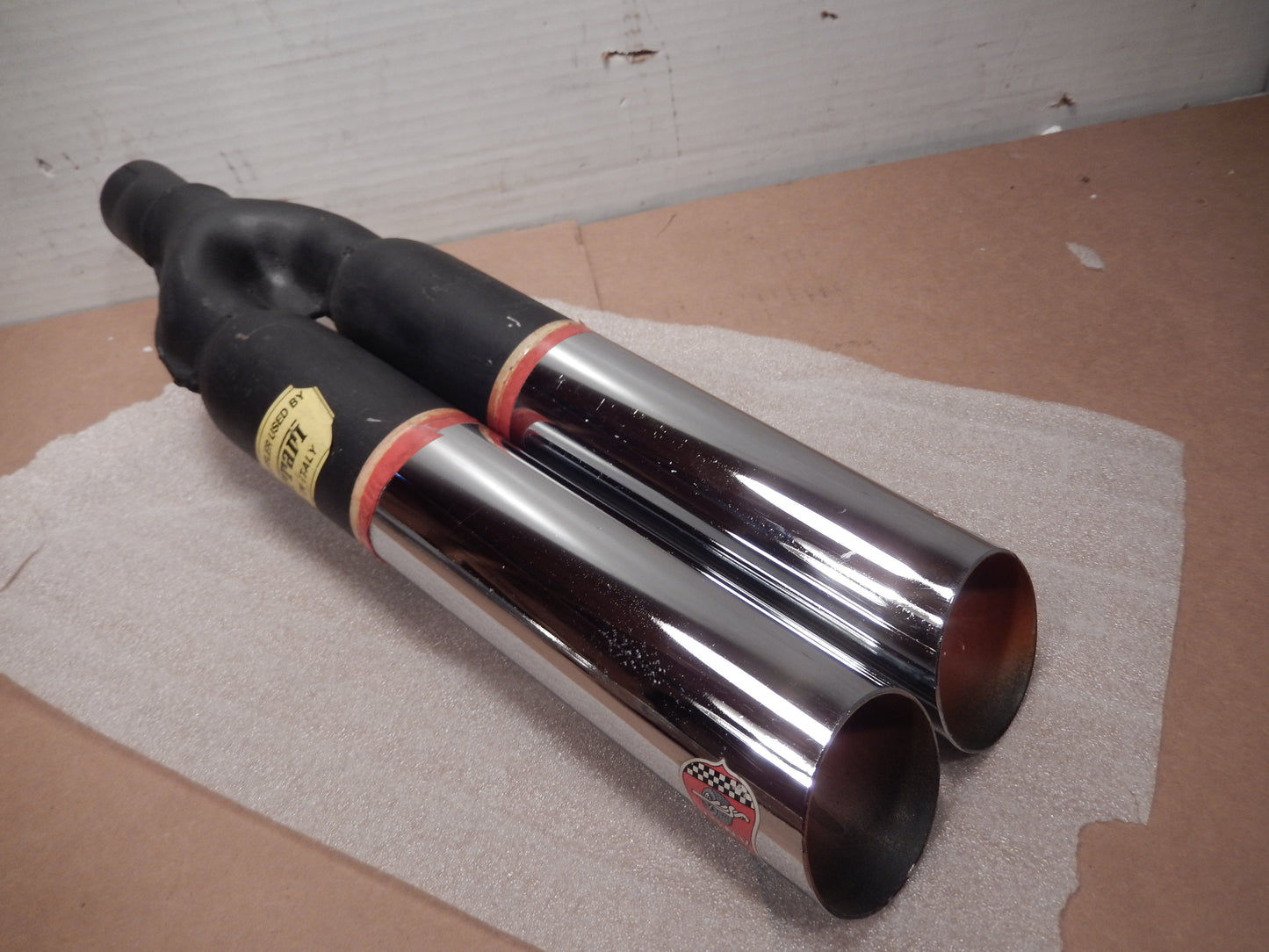 ANSA OEM NOS Twin Slant Cut Exhaust Tip SKU # 130