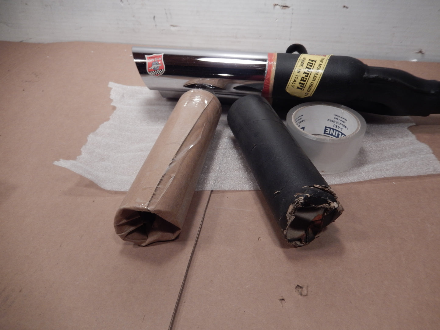 ANSA OEM NOS Twin Slant Cut Exhaust Tip SKU # 130