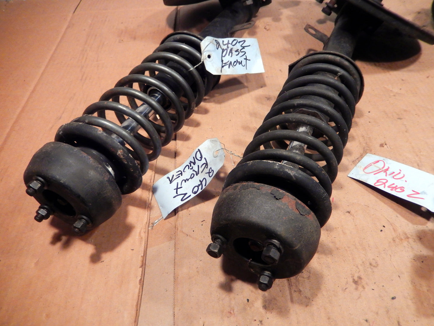 Datsun 240Z Complete Set of Front and Rear Struts # 697