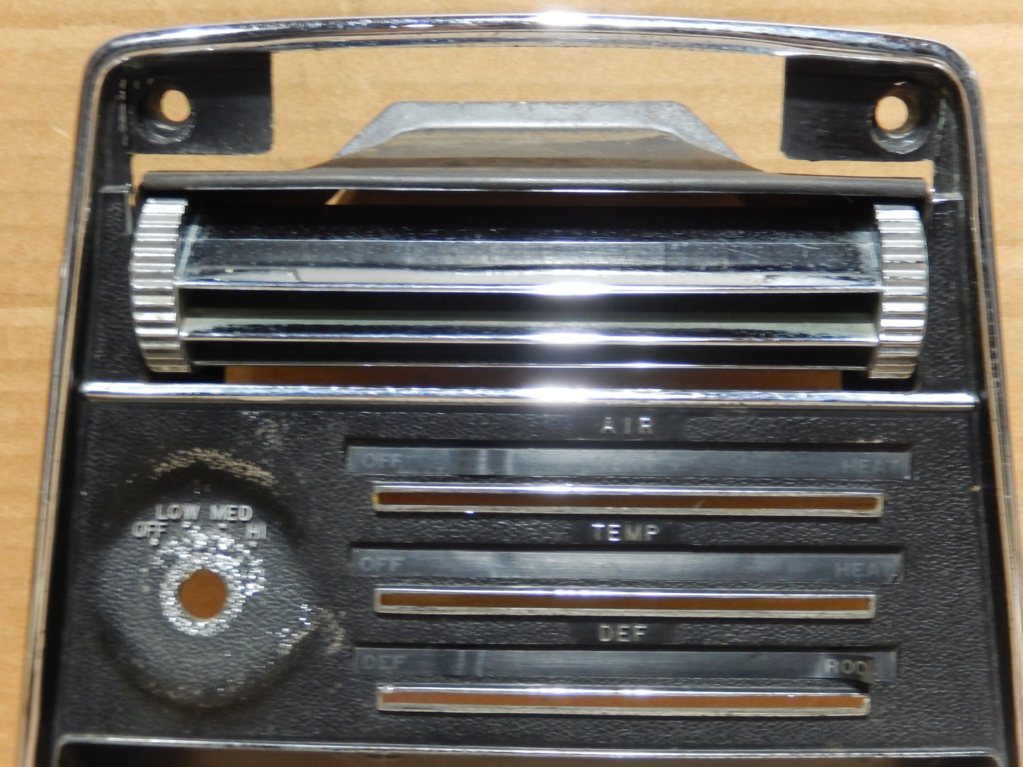 Datsun 240Z Complete Climate Control Face SKU # 3022