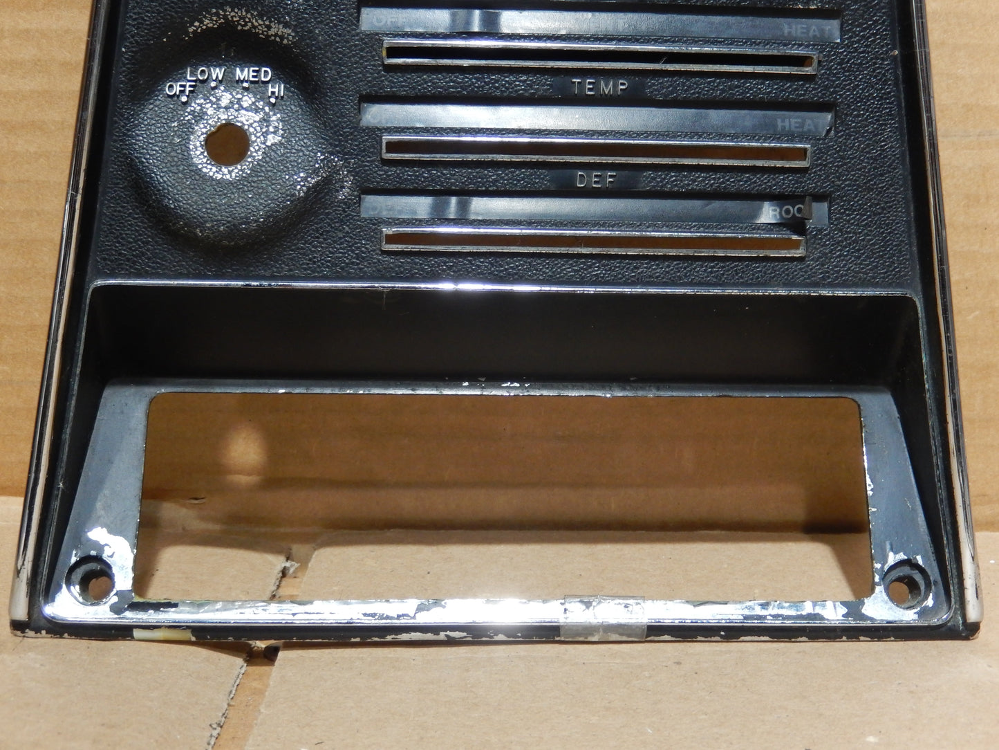 Datsun 240Z Complete Climate Control Face SKU # 3022