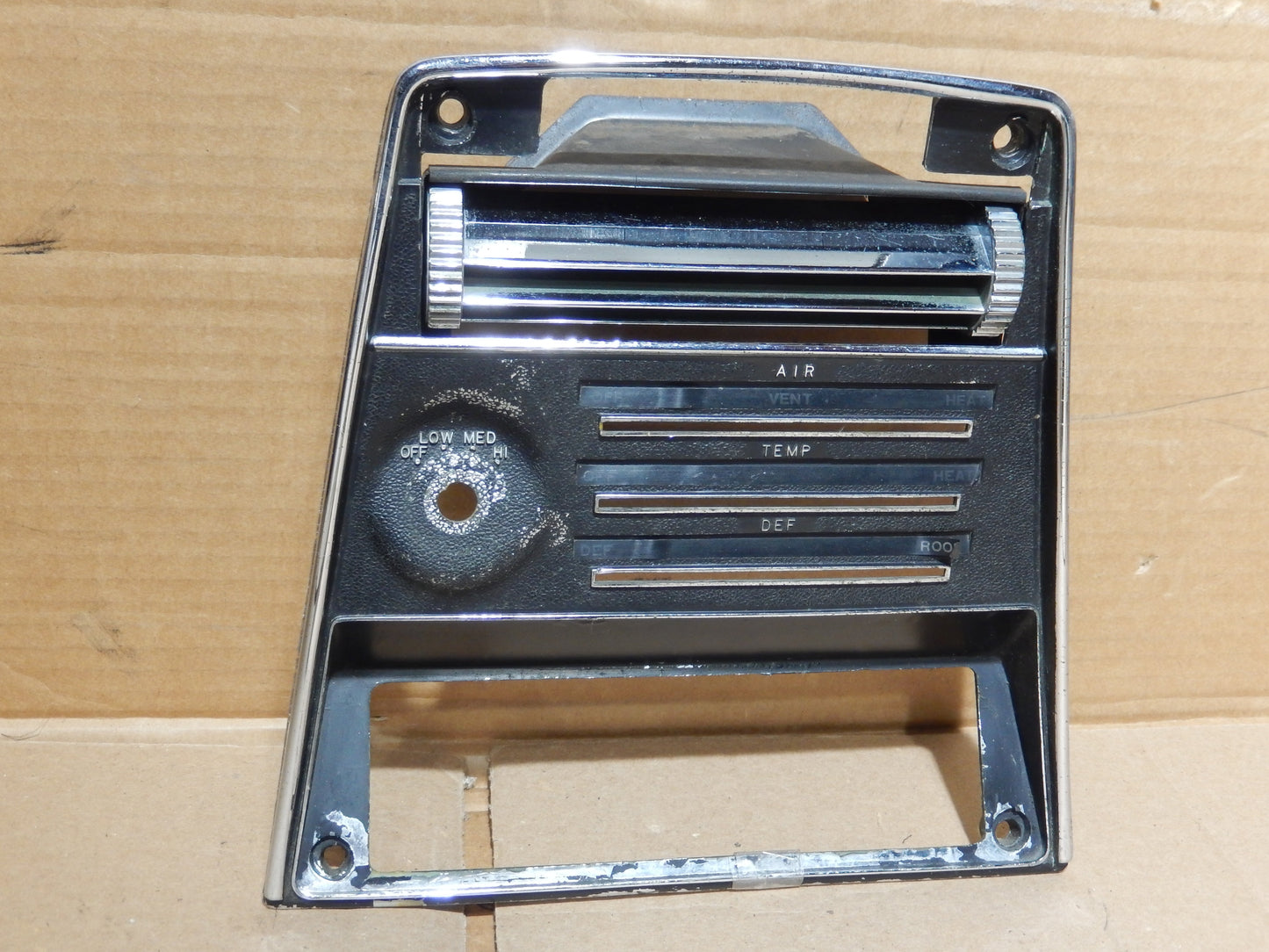 Datsun 240Z Complete Climate Control Face SKU # 3022