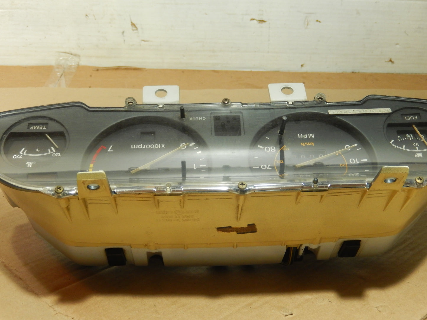 1982 Datsun 280ZX Turbo Instrument Gauge Cluster