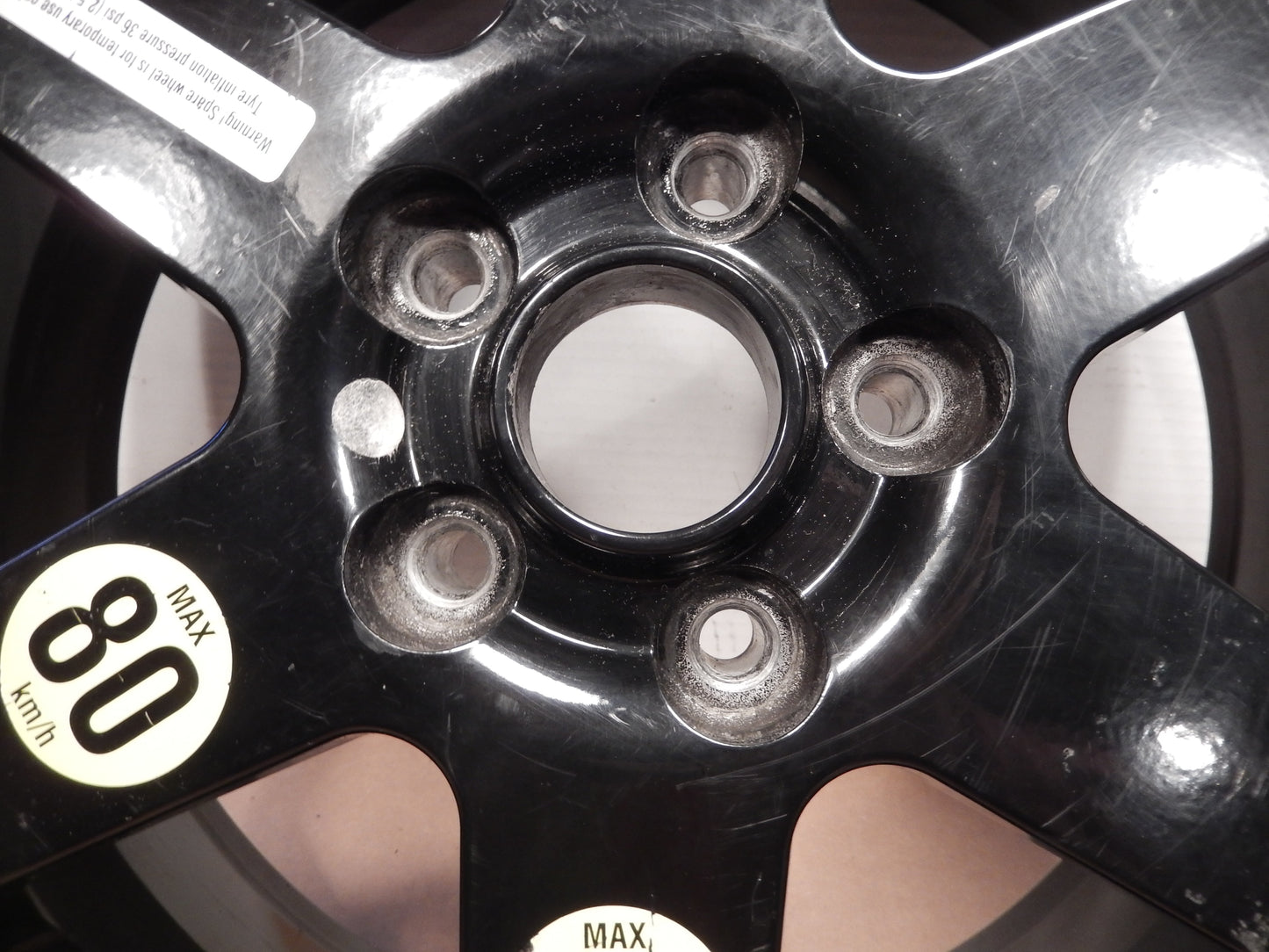 Maserati Quattroporte Spare Wheel and Tire